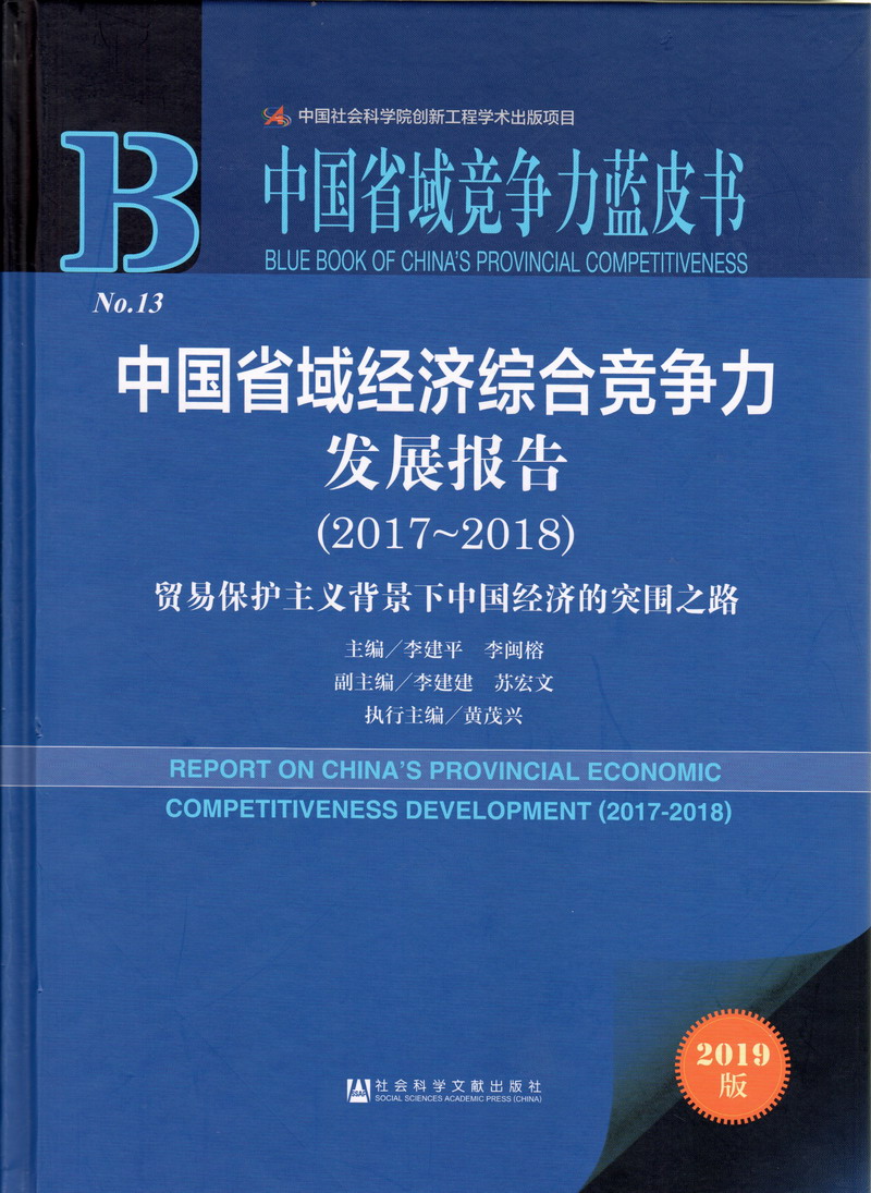 午夜色屄丝中国省域经济综合竞争力发展报告（2017-2018）